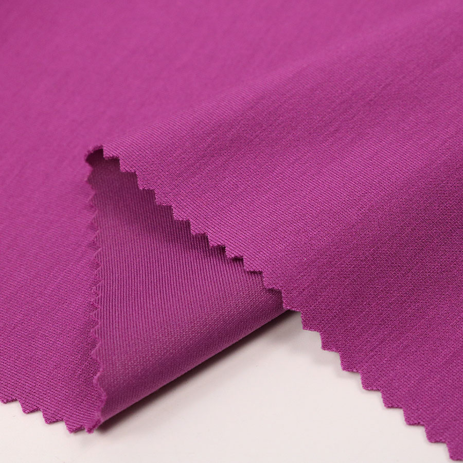 Magenta Antibacterial Lenzing Rayon Nylon Designer Scuba Fabric for ...